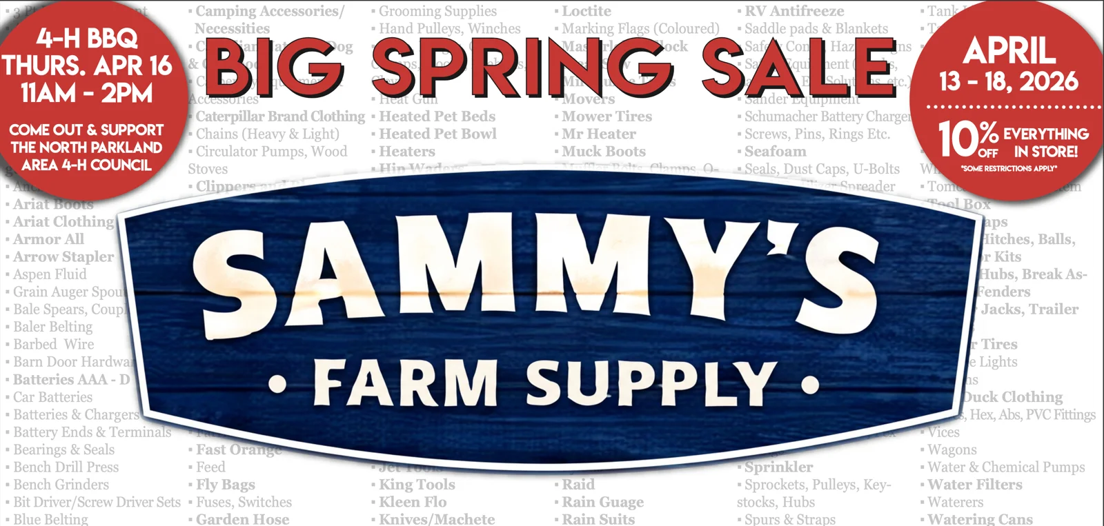 Spring Sale Event